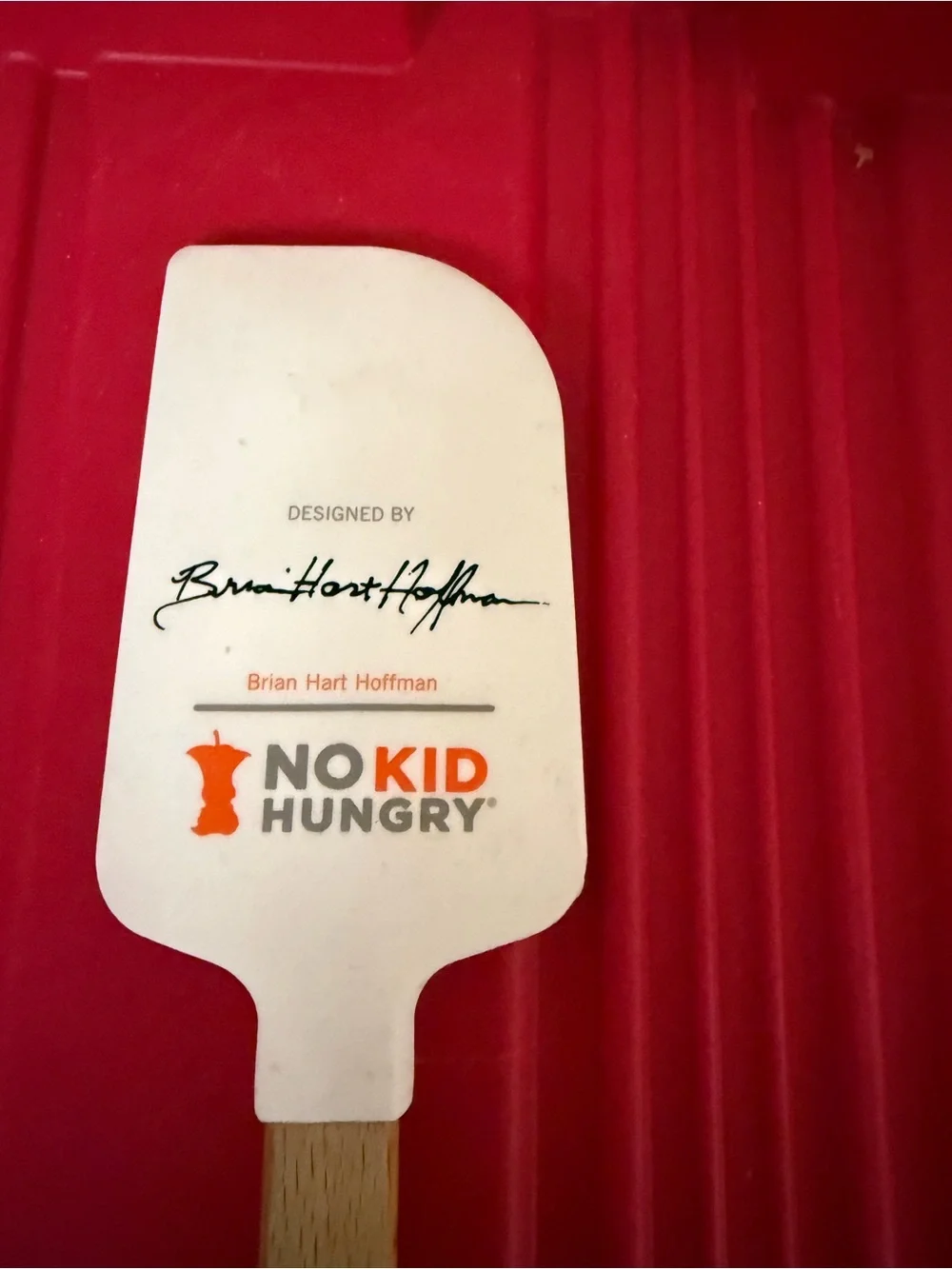 Williams Sonoma Bakers Gonna Bake Silicone Spatula - White and Natural Wood